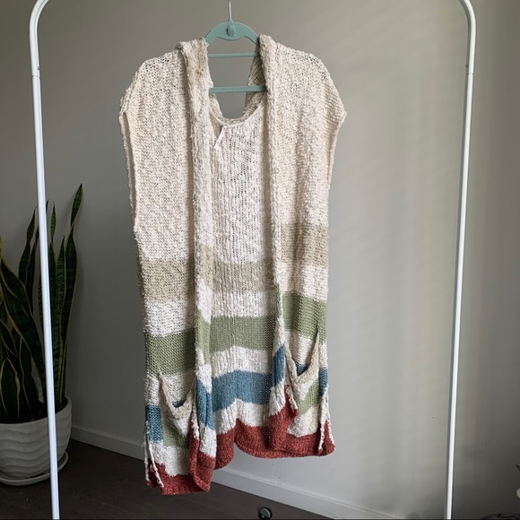 Free People Hooded Vest - Picture 1 of 3
